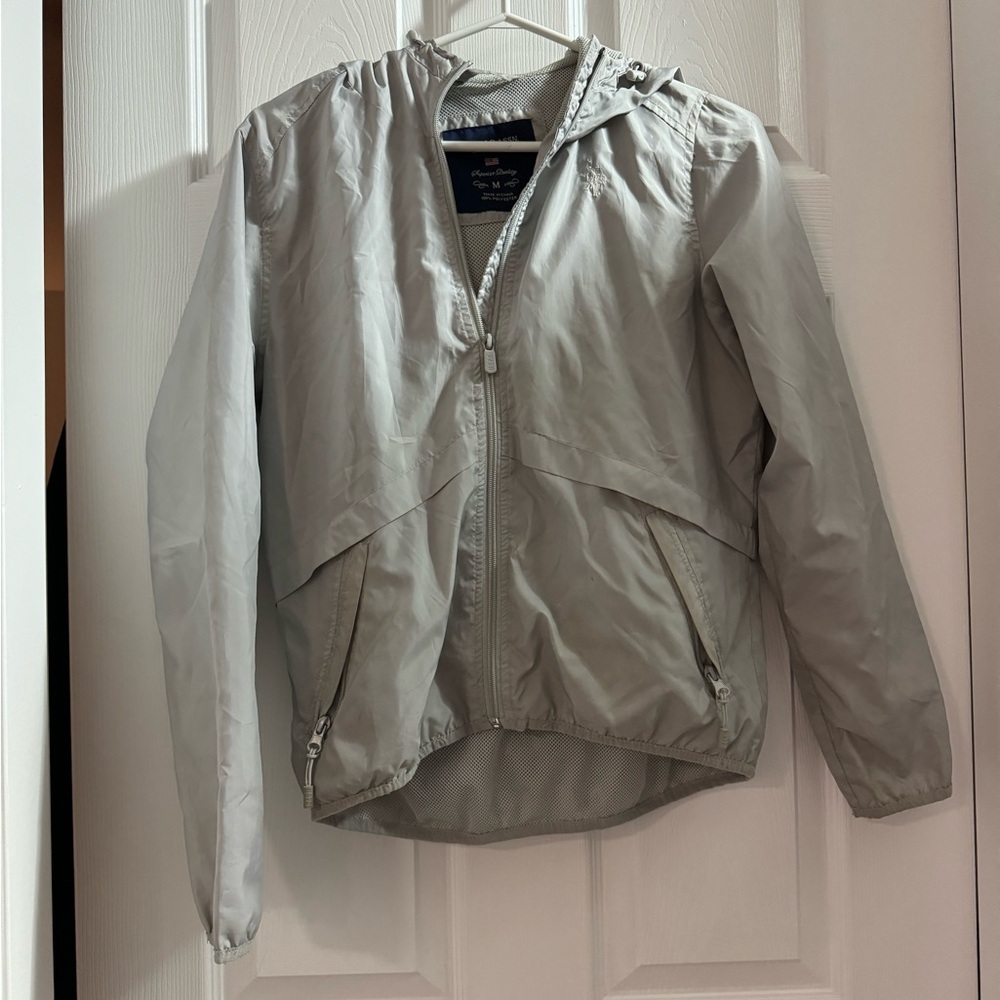 Grey US POLO Windbreaker